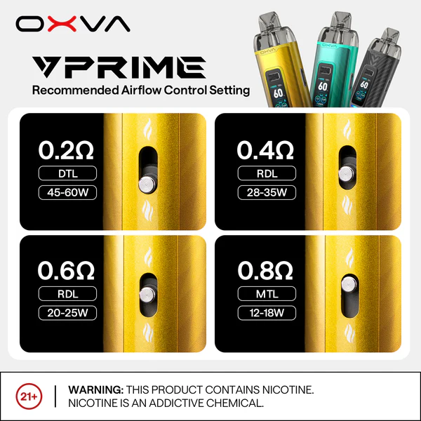 OXVA VPRIME Pod Kit 60W 2600mah